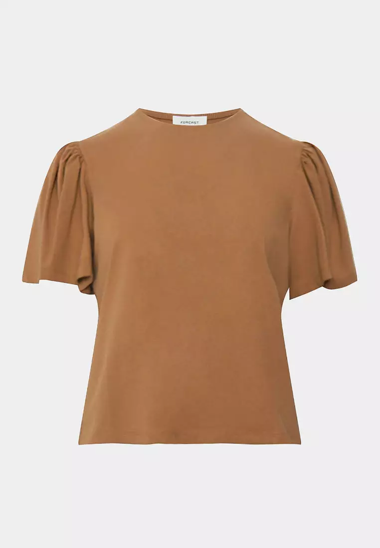 Cayla Gathered Sleeve Tee