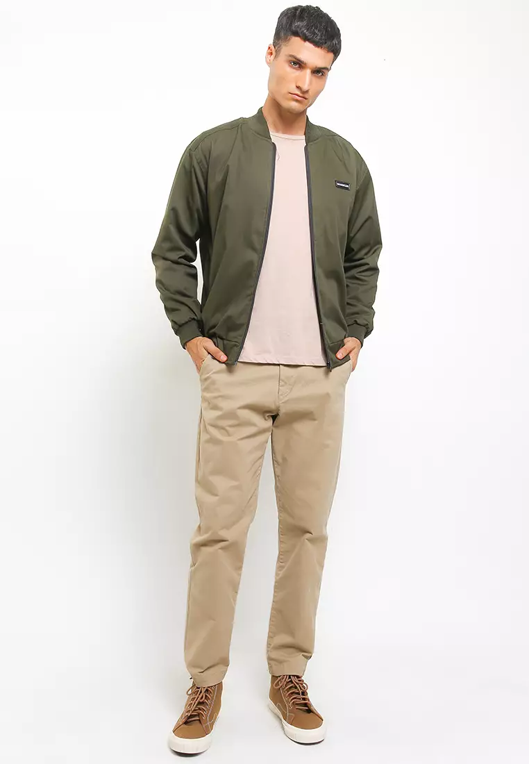 GRAHANGGRA Jaket Bomber American Drill - Army Green
