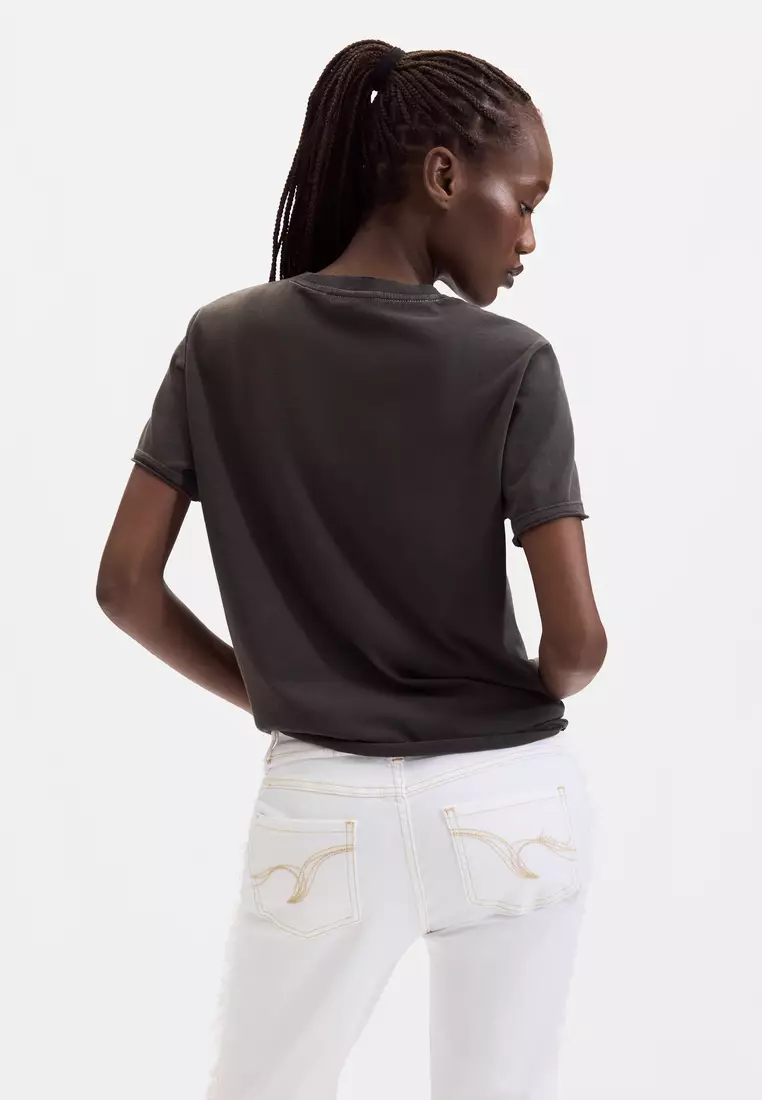 Text Print T-Shirt