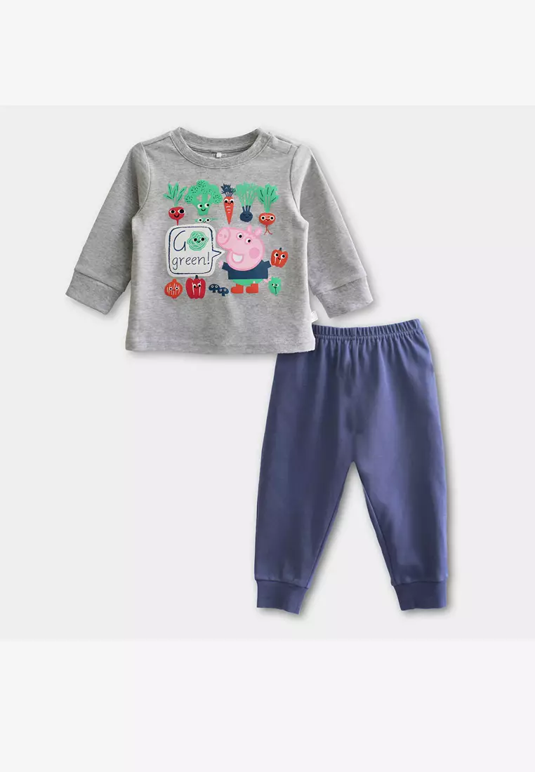 Peppa pig baby pajamas top