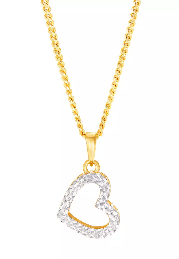 Buy HABIB HABIB Lynley Yellow and White Gold Pendant 916 Gold