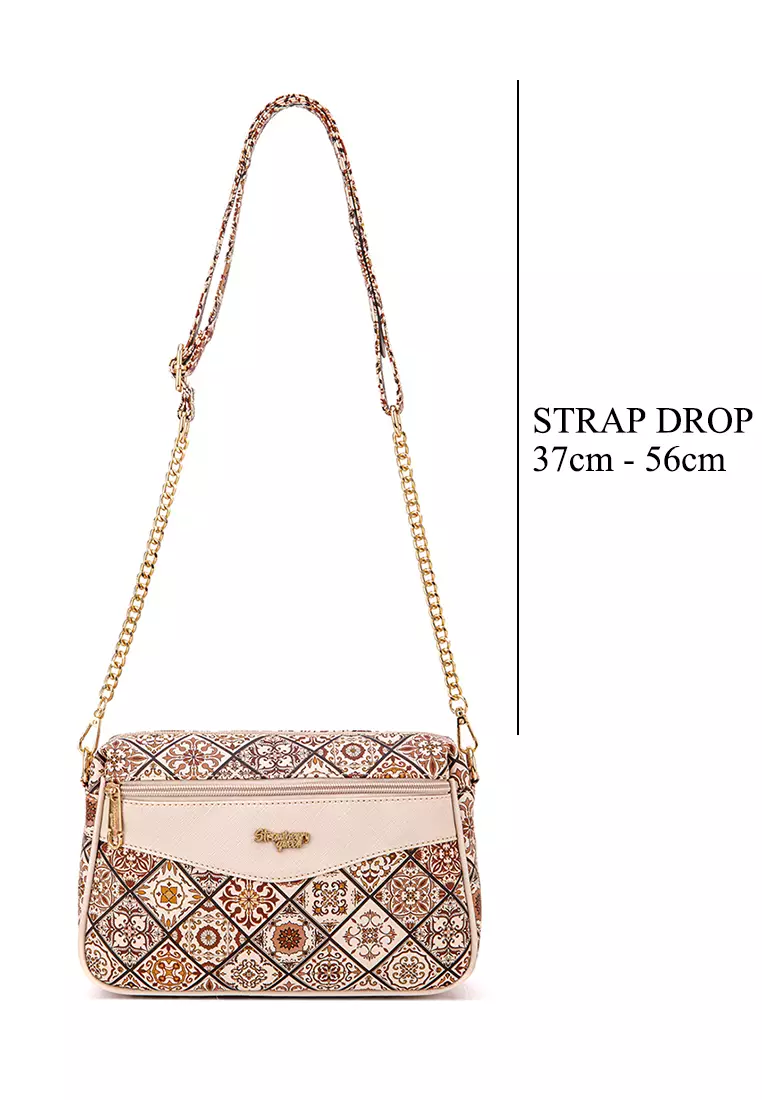 Gold chain sling bag sales