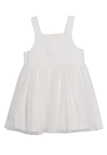 Milliot & Co. white Galice Girls Dress FE7AEKAF3A2813GS_1