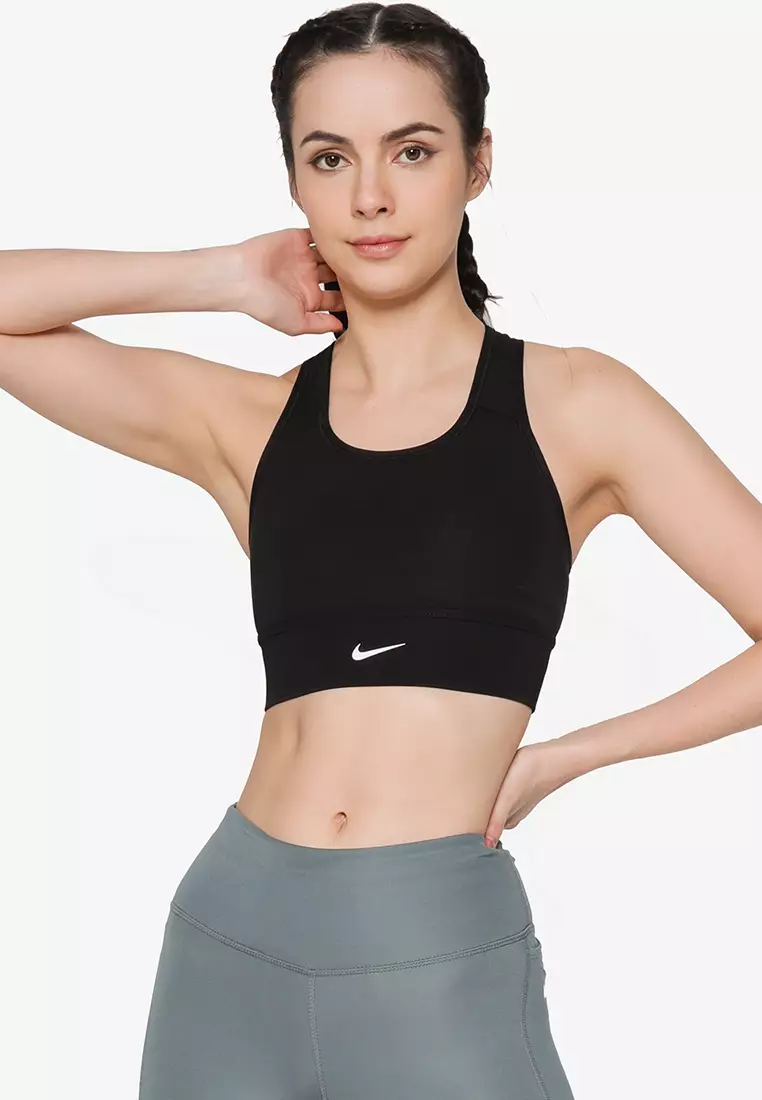 Buy Nike Swoosh Medium-Support 1-Piece Longline Sports Bra Online