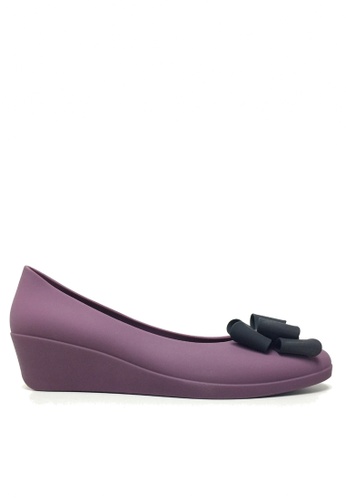 Twenty Eight Shoes purple 3D Bow JellyWedges VRA840 47310SH084B07BGS_1