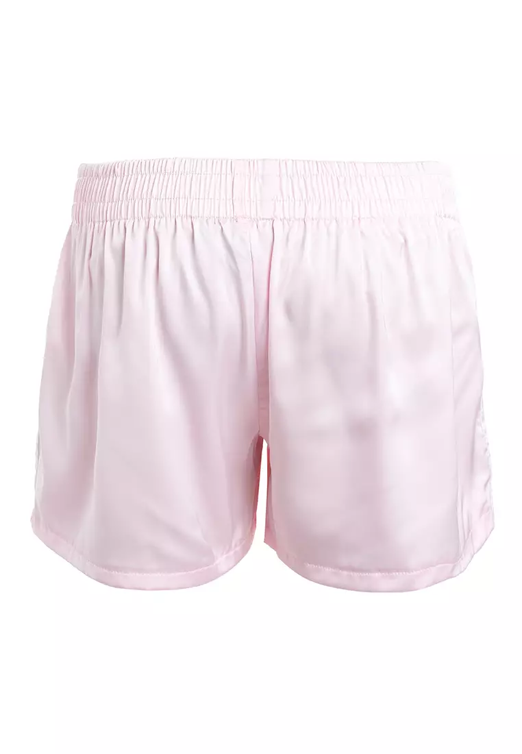 Celana Pendek Spice Bergaris Warna Pink