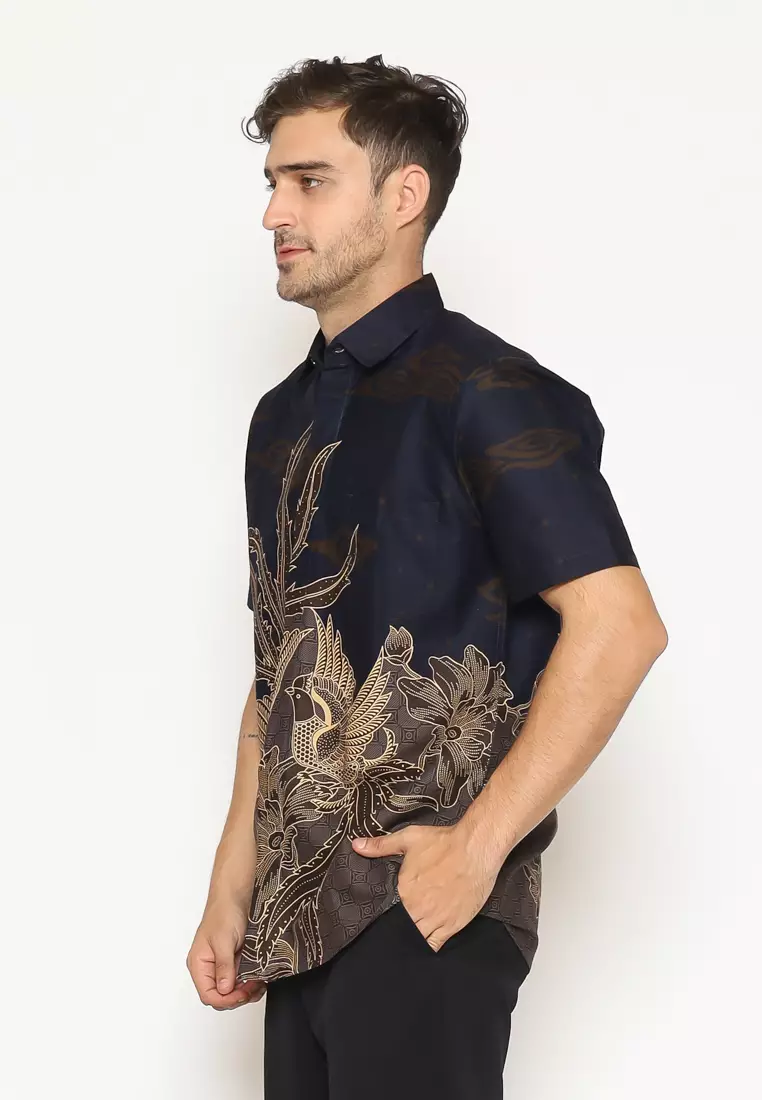 MY AKSA BATIK PRIA KEMEJA PENDEK SAVERO SACHI