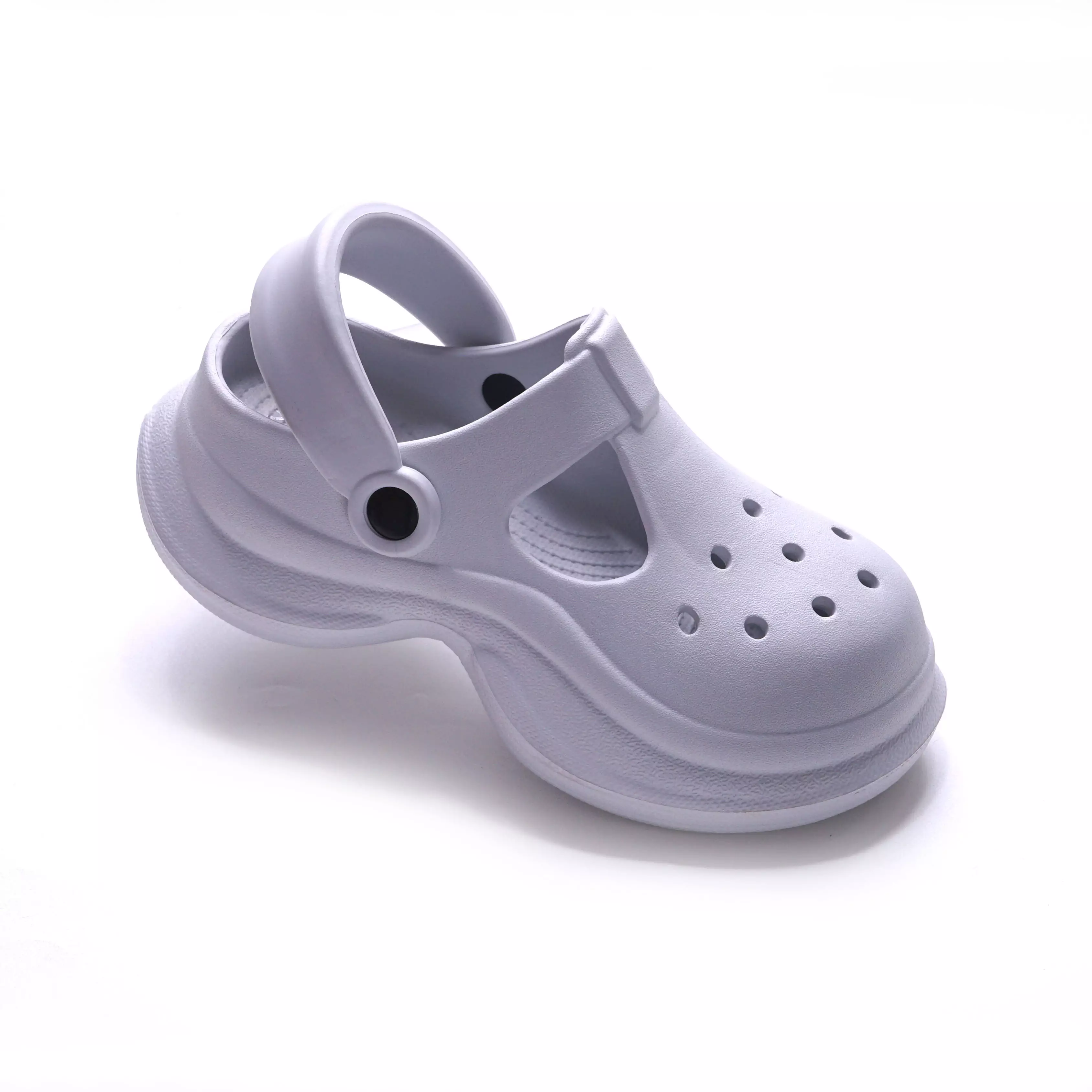 ZANDILAC - SANDAL WANITA DEWASA AT230162WD - ABU TERANG full karet