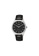 Q&Q black and silver Q&Q Q59A-004PY Men's Leather Analogue Watch A8D2DAC4311913GS_1
