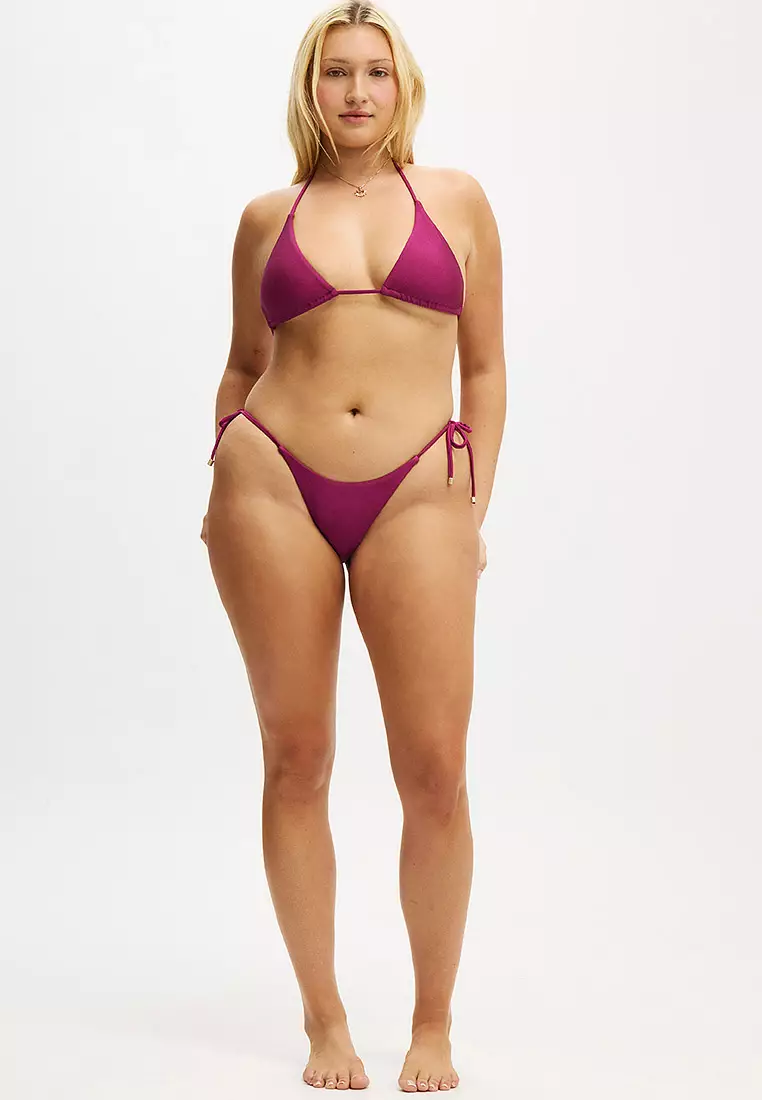 String Tie Side Cheeky Bikini Bottom