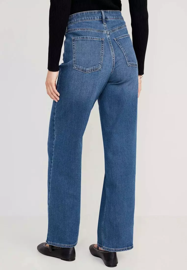 High-Waisted Wow Wide-Leg Jeans For Women