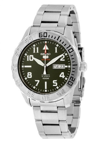 Jual Seiko Seiko 5 Sports Automatic Jam Tangan Pria Srp751k1 Stainless Steel Silver Original Zalora Indonesia