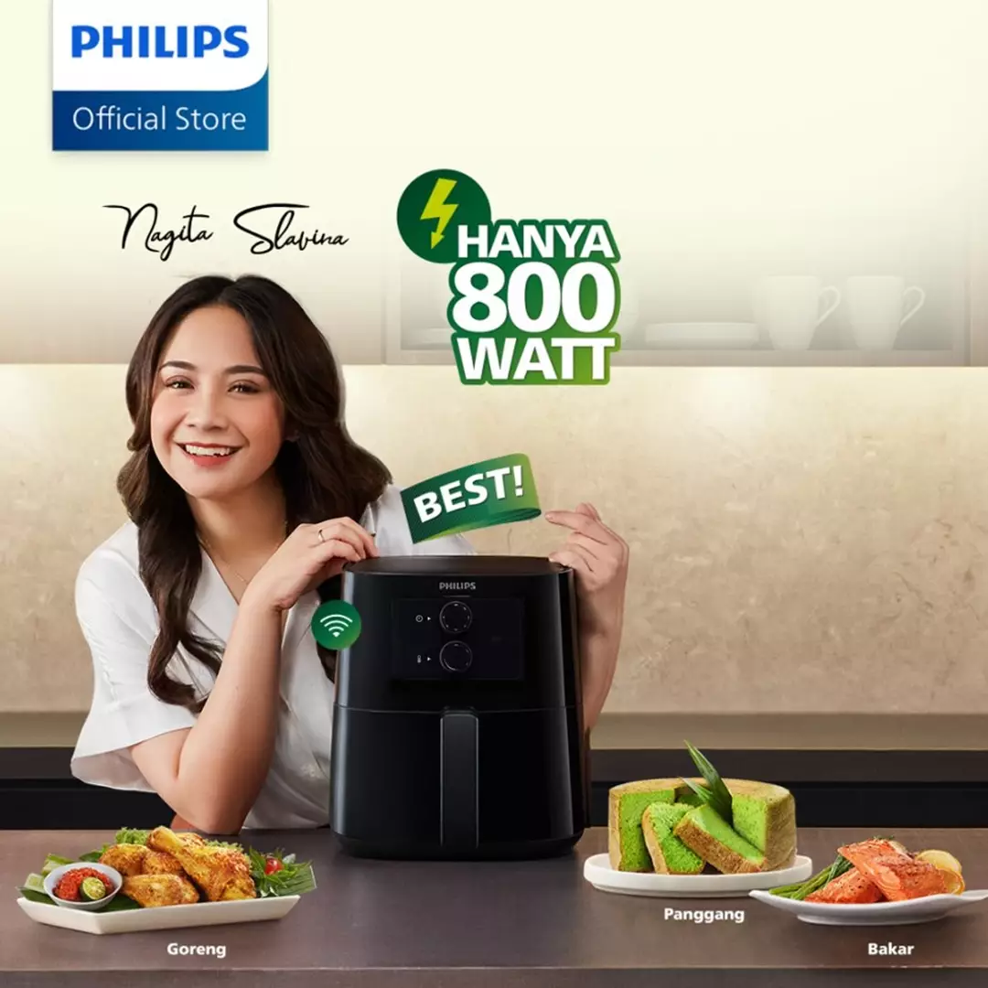 Air fryer hotsell philips low watt