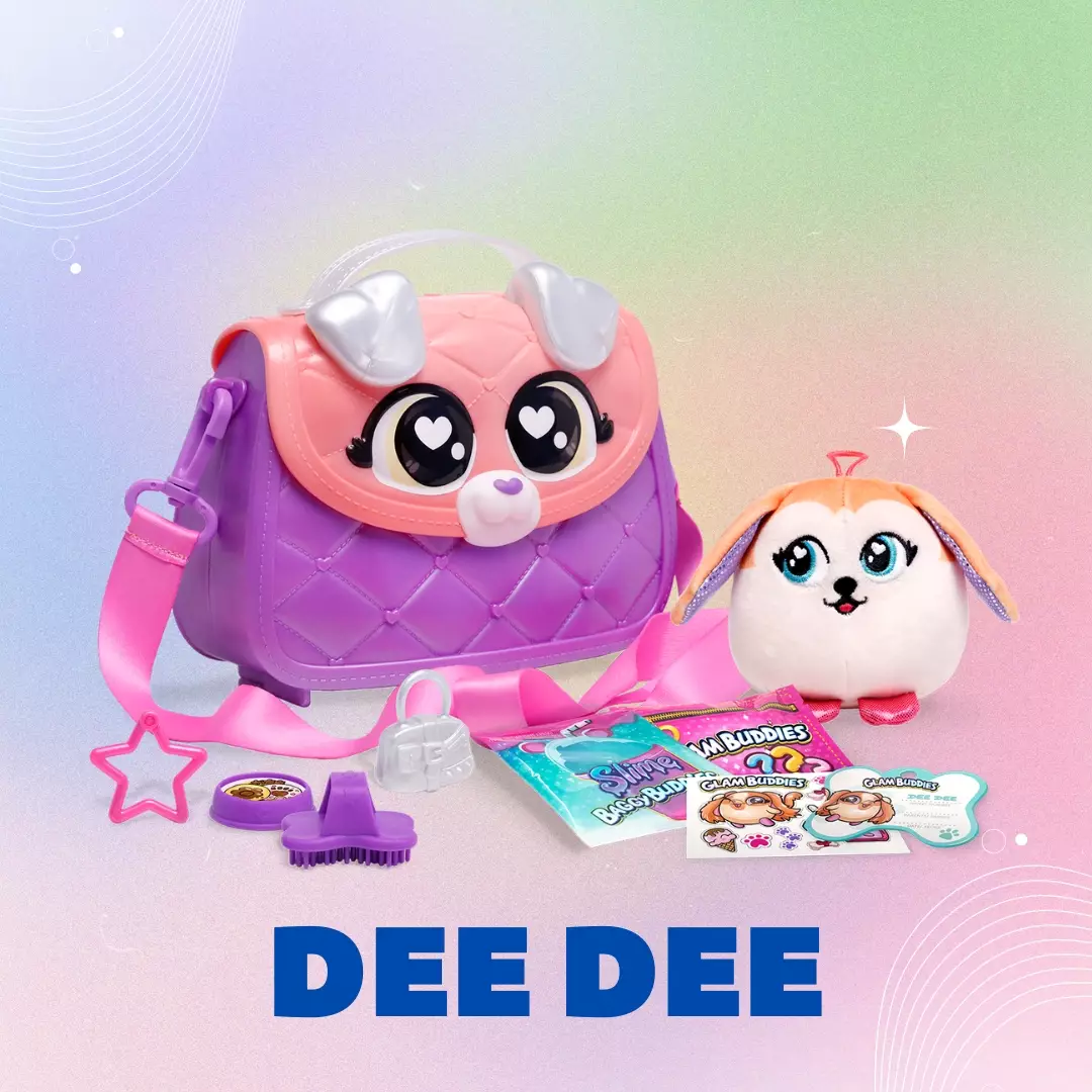 Tiger Head Glam Buddies Surprise Puppy Purse Asst Dee Dee  - Mainan Anak