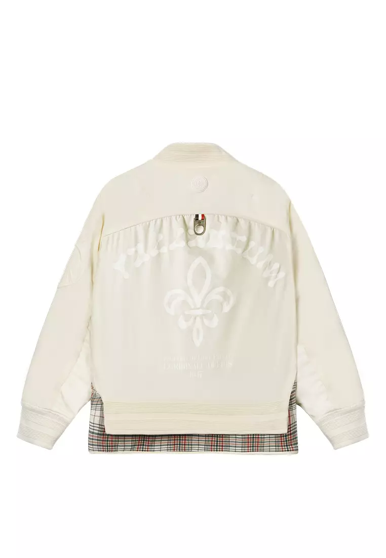 男裝 PALLADIUM LOGO 假兩件飛行員外套