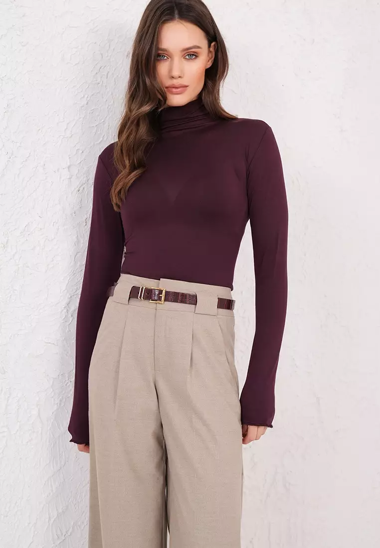 Turtleneck Cashmere Top