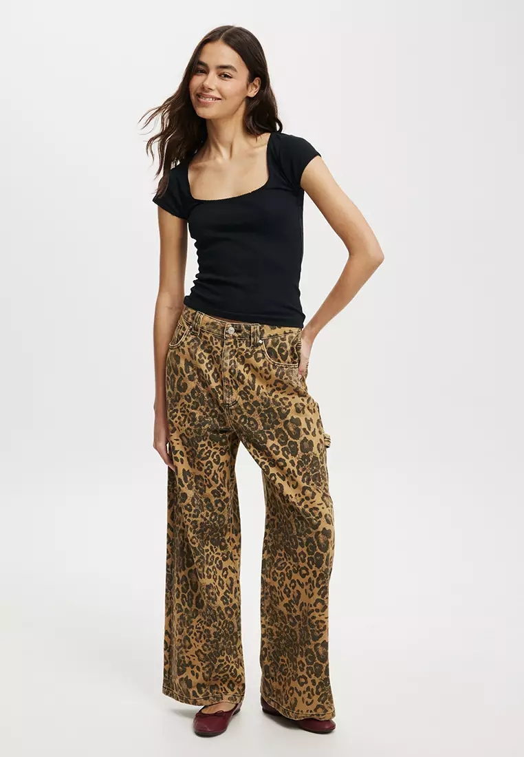 Lou Square Neck Short Sleeve