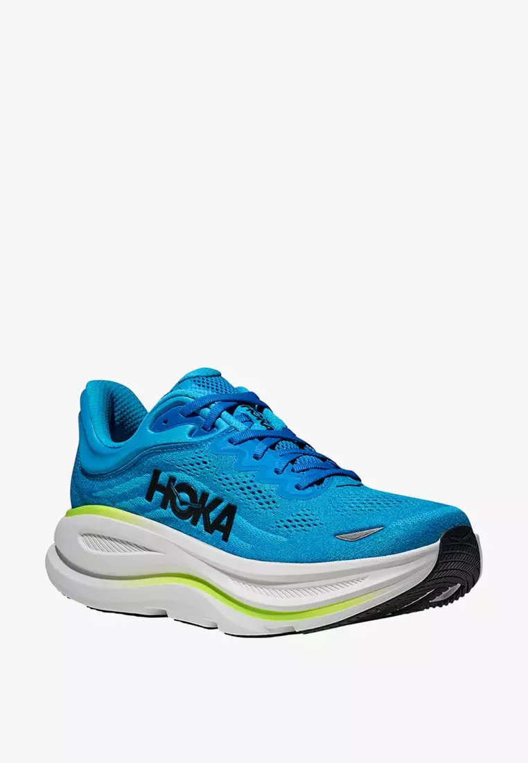 Bondi 9 Wide Men's Running - Skyward Blue/Blue