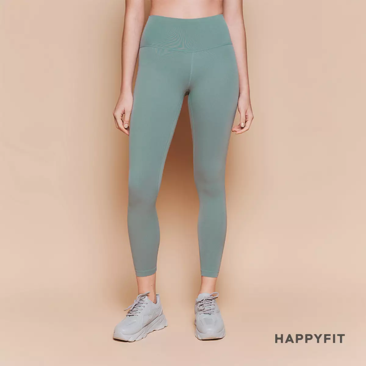 HAPPYFIT SOLO High Waist Leggings Pine Green