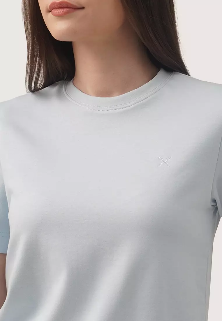 Interlock T-Shirt With Side Slit
