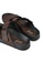 Louis Cuppers brown Double Strap Sandals 440B2SHD8580CEGS_3