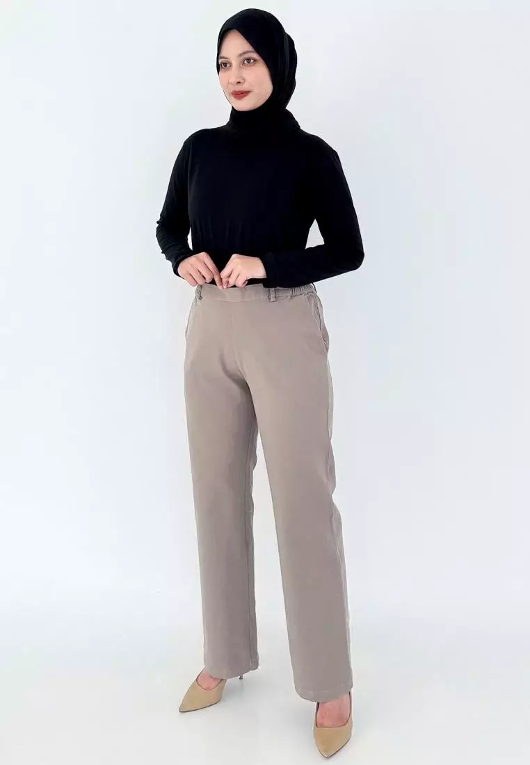 LEZAHRASIGNATURE Amirra Basic Pants - Milo