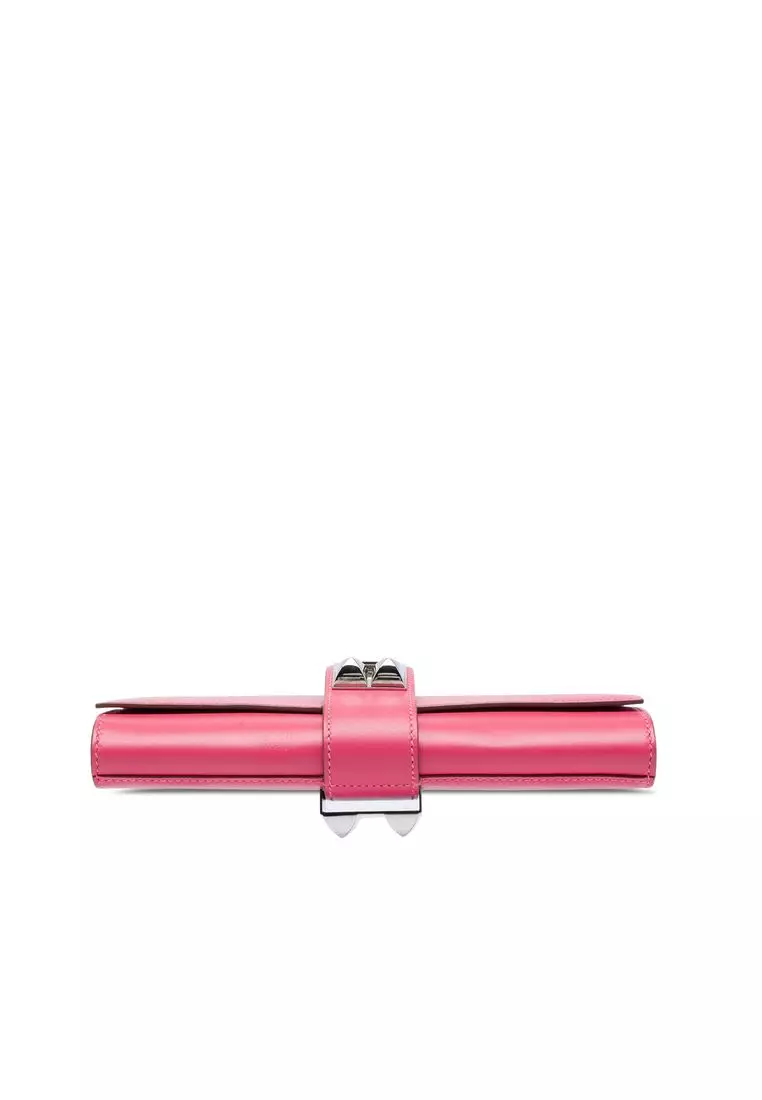 Pre-Loved Hermès Tadelakt Medor Clutch 23