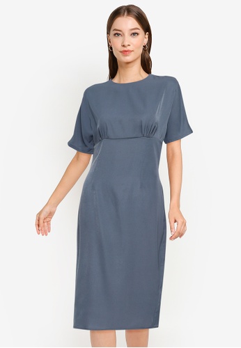 ZALORA WORK Wide Sleeves Dress | ZALORA Philippines