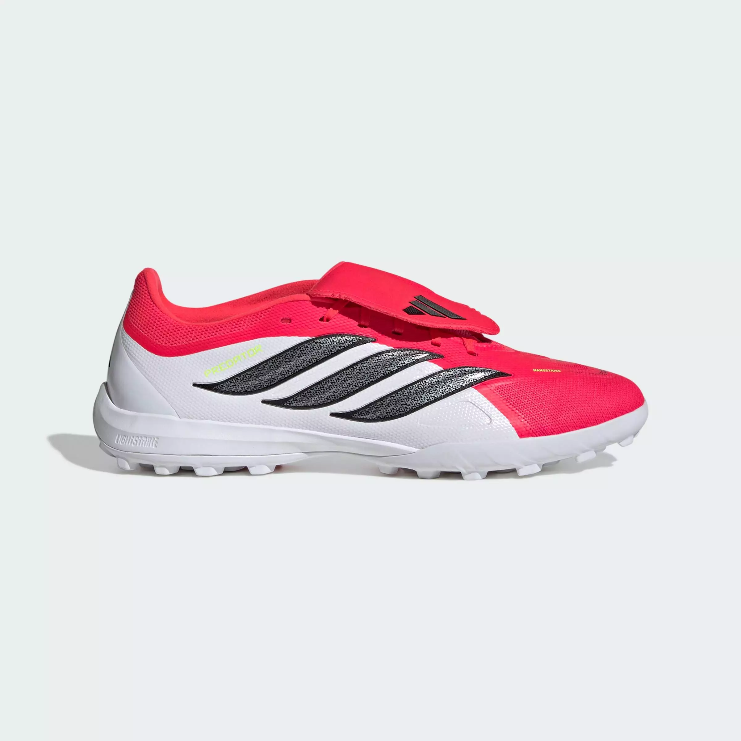 Football PREDATOR LEAGUE Fold-Over Tongue Turf Football Shoes Unisex Red JR7873