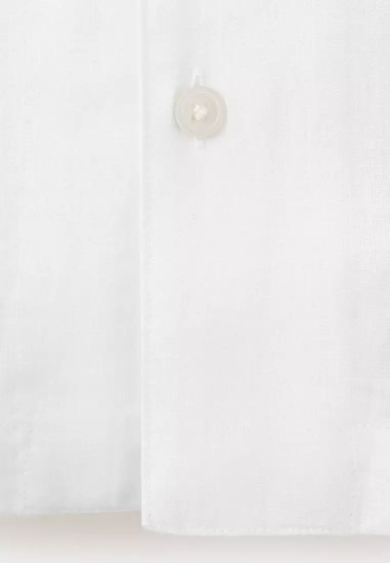 Regular-Fit 100% Linen Shirt