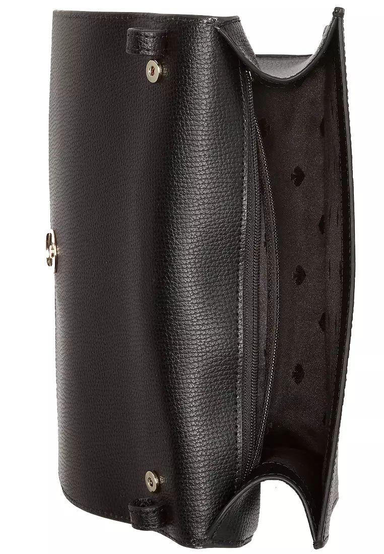 Kristi Flap Crossbody Bag in Black kb430