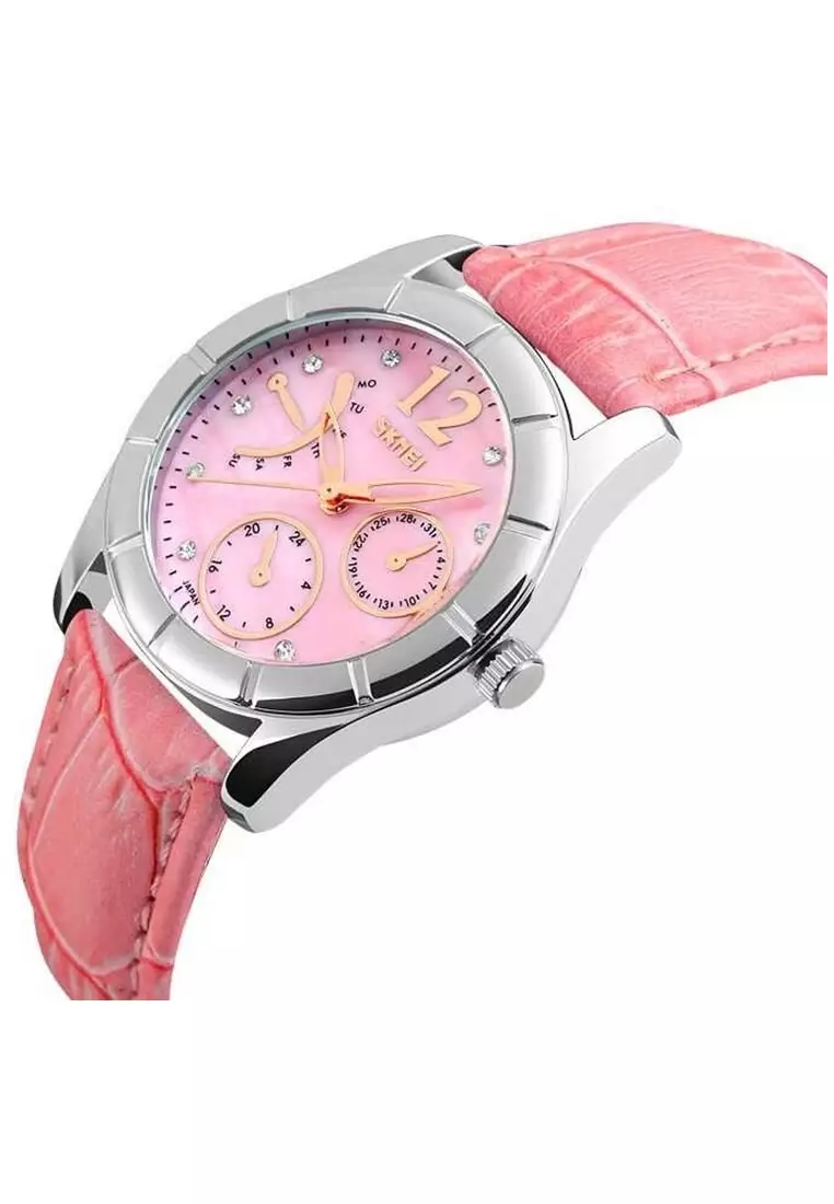 Jam Tangan Casual Analog Wanita Waterproof Strap Tali Material 6911CL ORIGINAL