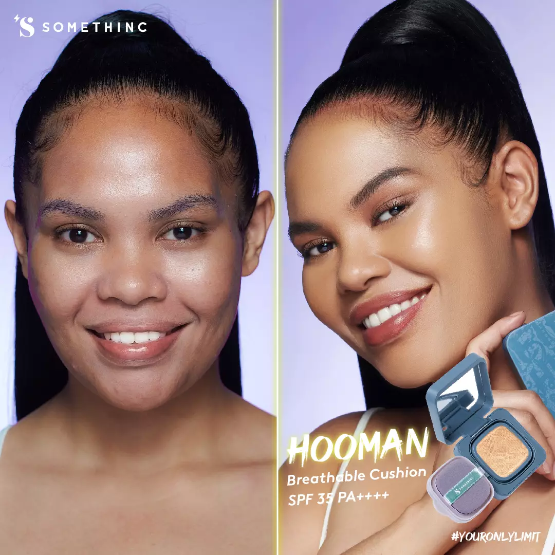 SOMETHINC HOOMAN Breathable UV Cushion Cover SPF 35 PA++++ - Butter