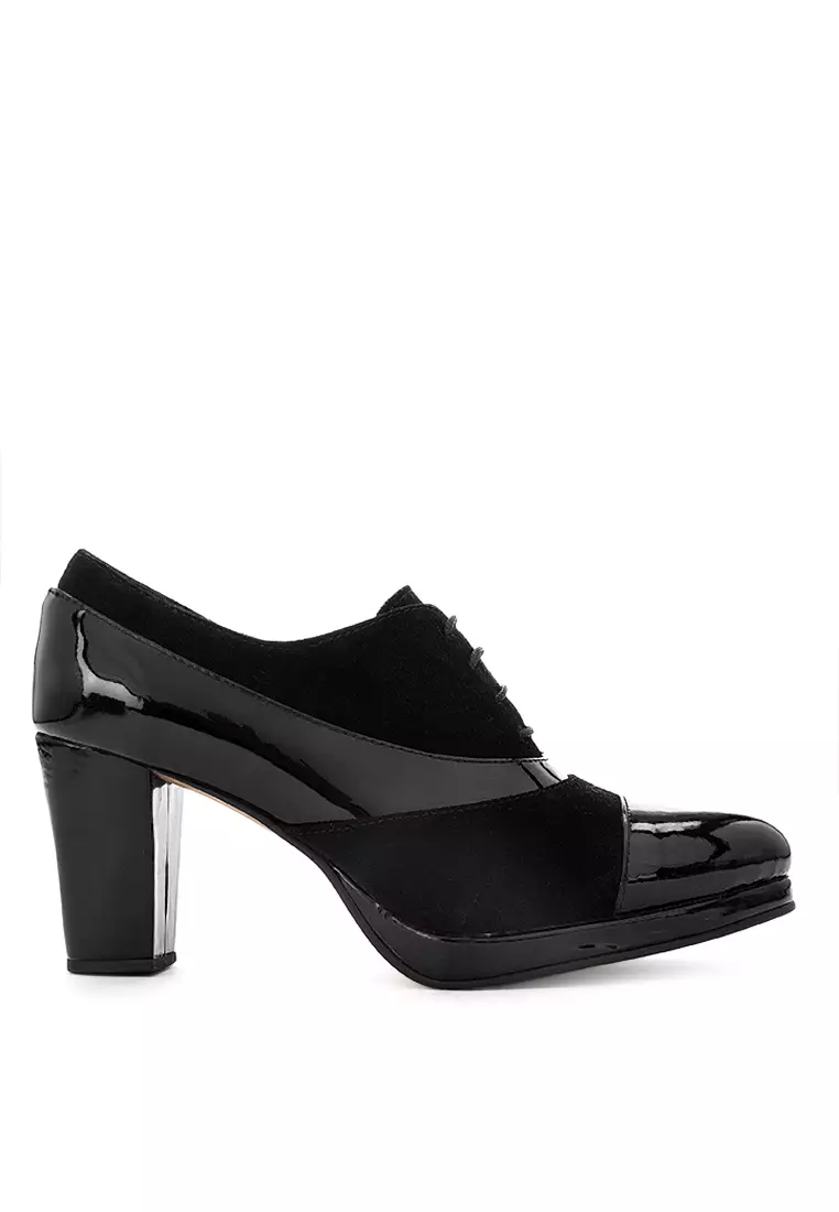 Buy Bristol Shoes Lucille Black Oxford Shoes 2024 Online | ZALORA ...