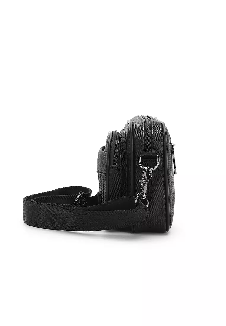Men's Sling Bag / Crossbody Bag - Black