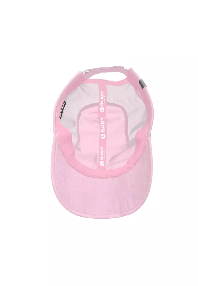 Emblem Logo Foldable Cap – Pink | Packable | Performance