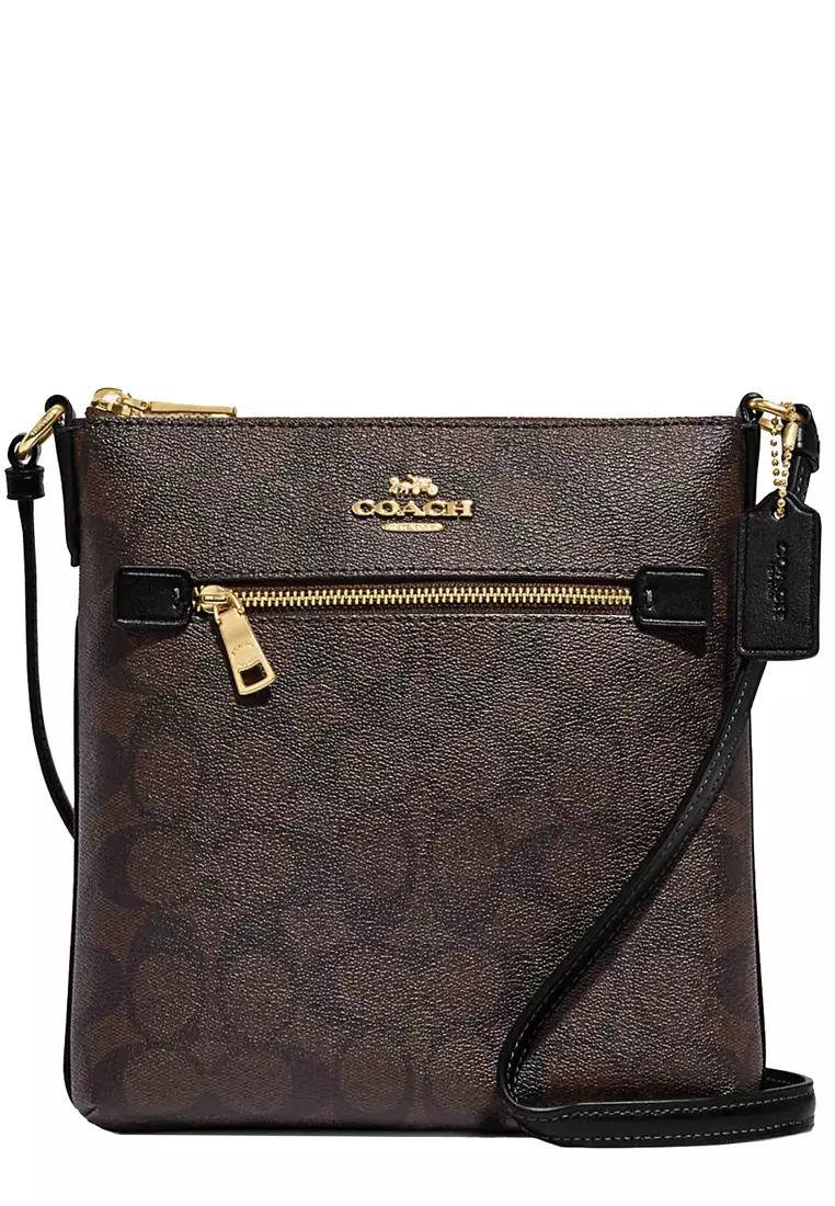 Coach Coach Mini Rowan File Bag In Signature Canvas in