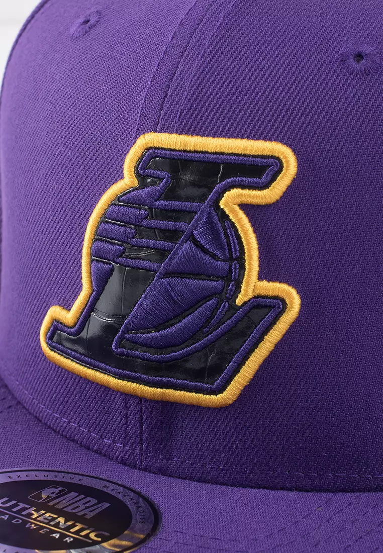 Skin Los Angeles Lakers Mens Flat Snap Back Cap