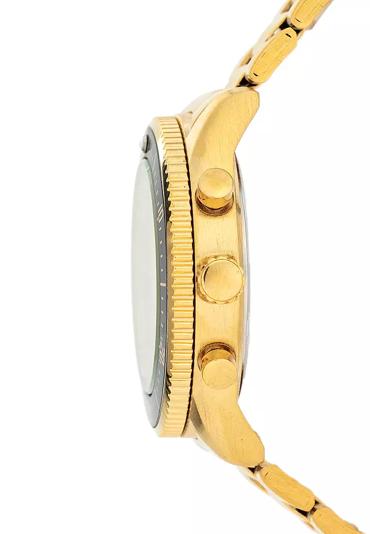Analog Watch 20122426-Gold - Silver Dial