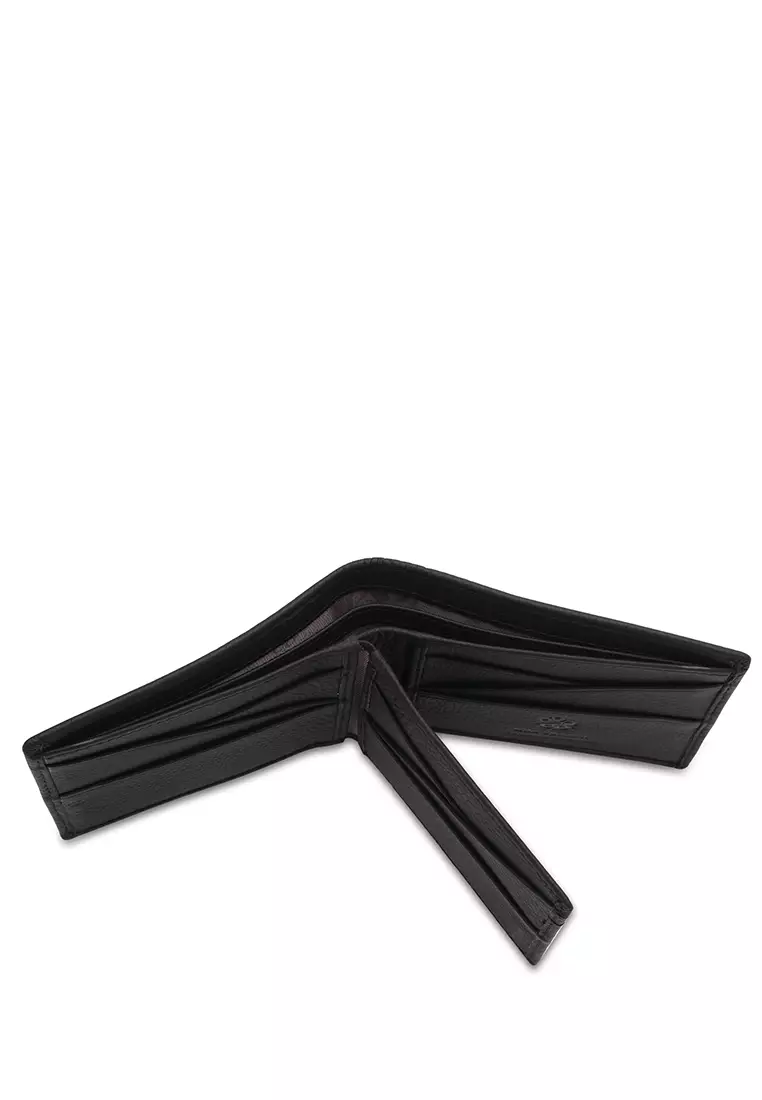 Men's Genuine Leather RFID Blocking Bi Fold Wallet