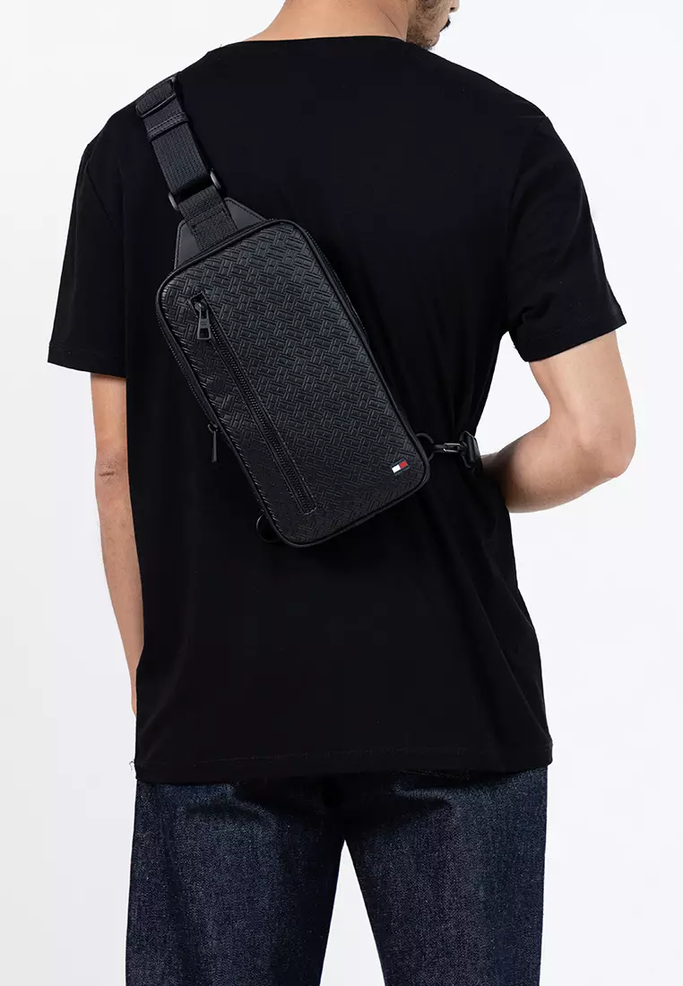 Embossed Flag Sling Bag