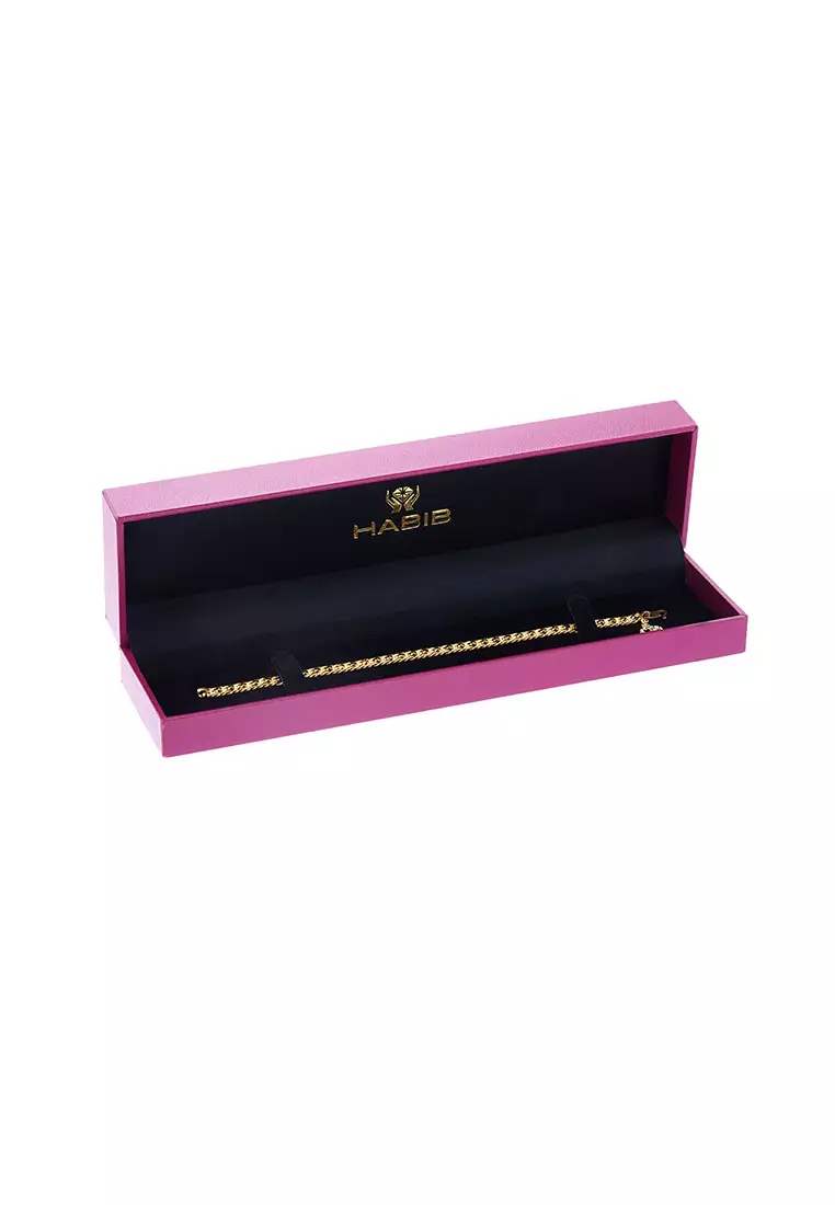 Buy HABIB HABIB Kynlee Gold Bracelet, 916 Gold 2023 Online | ZALORA ...