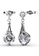 Krystal Couture gold KRYSTAL COUTURE Pendulum Earrings Embellished with Swarovski® crystals-White Gold/Clear EBFE8ACEDED578GS_1