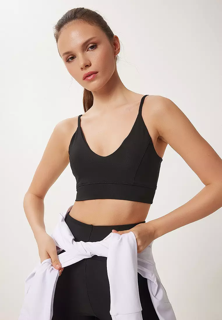 Support Shaper Strappy Knitted Sports Bra