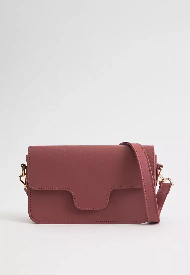 PU Flap Shoulder Bag