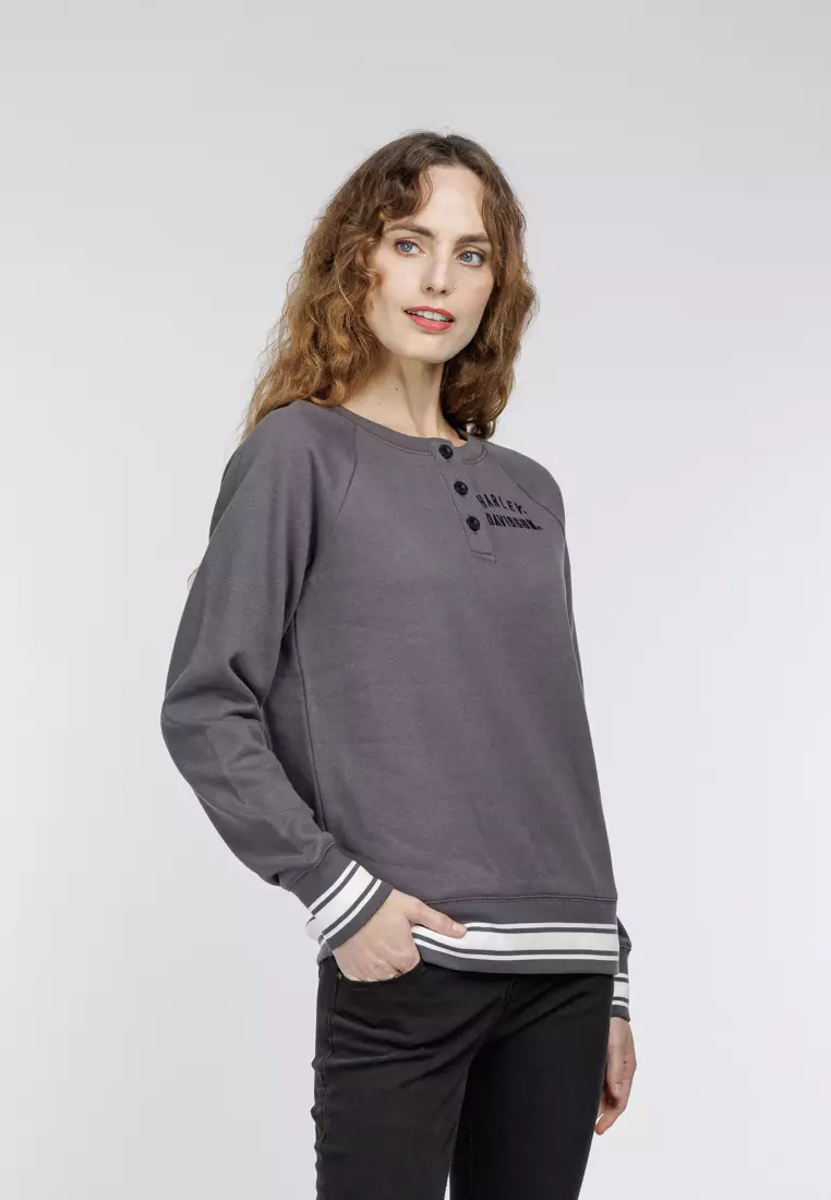 Harley-Davidson Race Her Crewneck Pullover