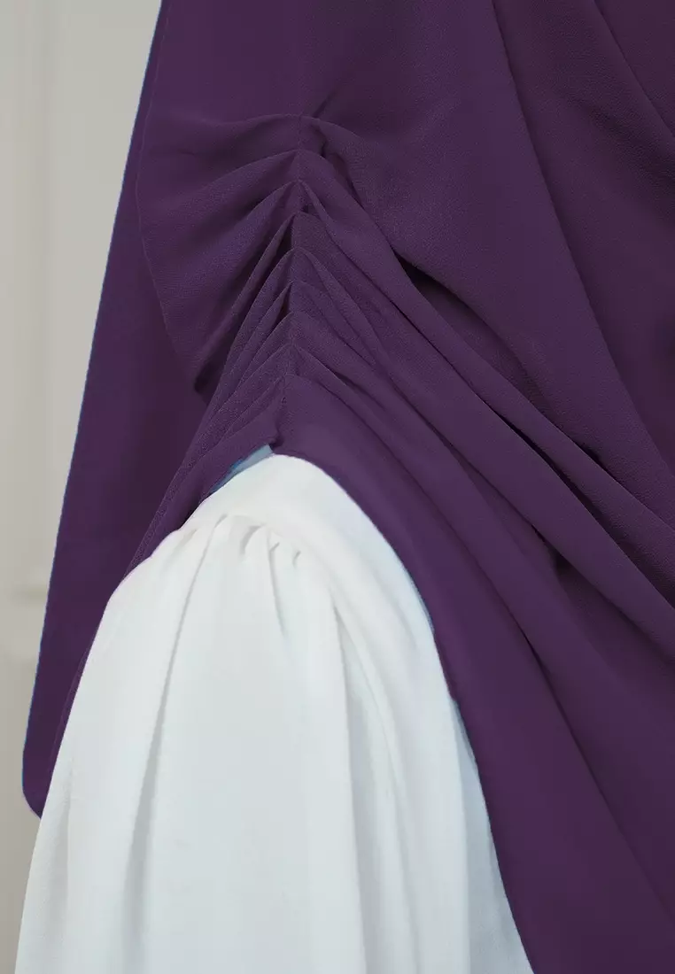 HIJAB INSTAN AURORA - DARK PURPLE