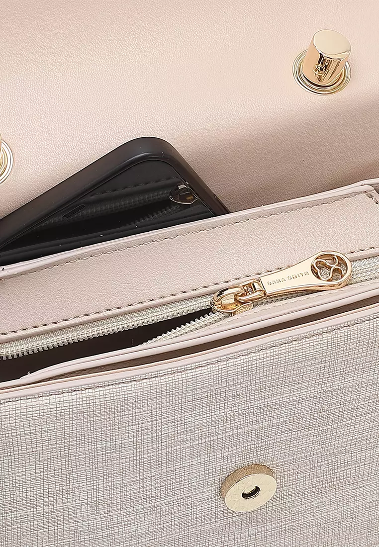Women's Top Handle Bag / Sling Bag / Crossbody Bag / Shoulder Bag - Apricot
