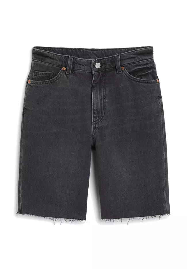 Buy Monki High Waist Denim Shorts 2024 Online ZALORA Singapore
