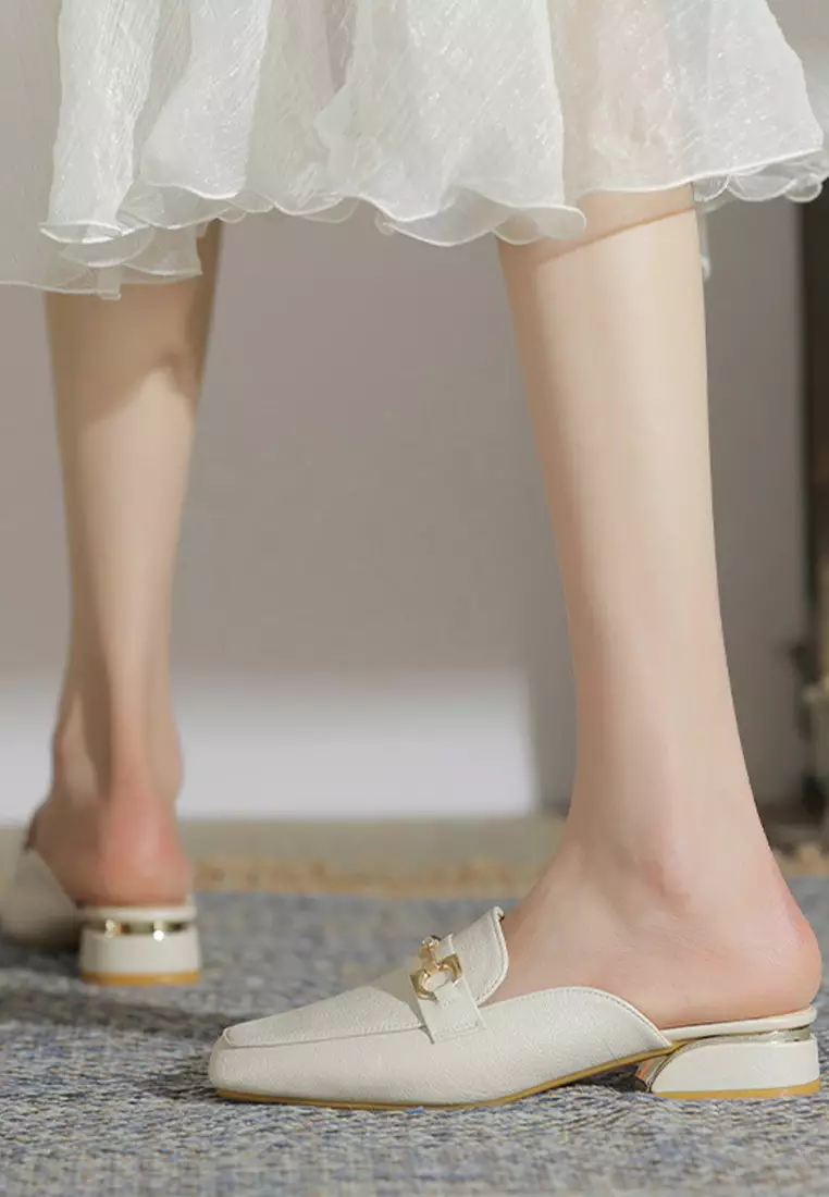 Buy Twenty Eight Shoes VANSA Fashion Buckle Flat Mules VSW
